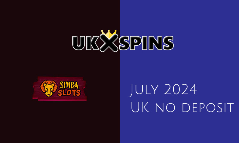 Latest Simba Slots no deposit UK bonus, today 20th of July 2024