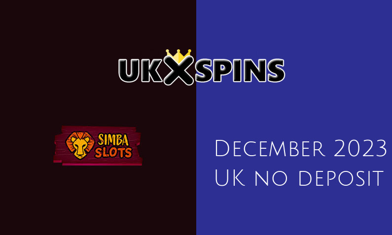 Latest Simba Slots no deposit UK bonus, today 30th of December 2023